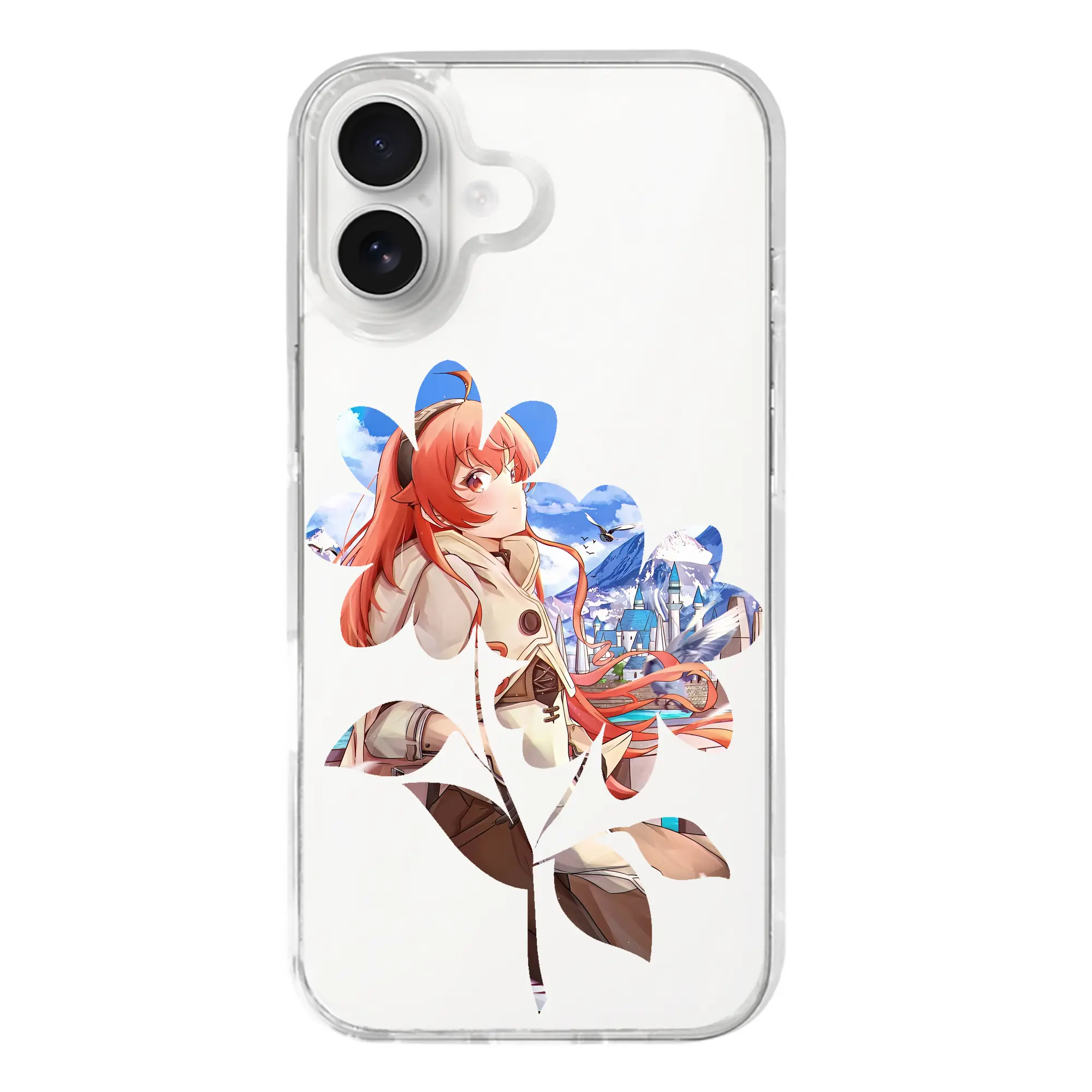 無職転生 グッズ,エリス・ボレアス・グレイラット - iPhone 17シリーズ 透明スマホケース – 薄型・耐衝撃・精密フィット保護カバー